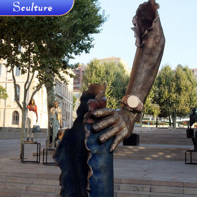 Smooth Texture Casting Artistic Stainless Steel Sculpture for City Beautification