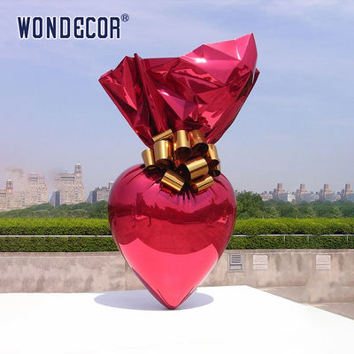Famous Artwork 'Sacred Heart' - Large Outdoor Forged Metal Craft Stainless Steel Sculpture