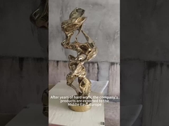 큰 추상적인 야외 광장 금속 예술 태후 호수 바위 스테인레스 스틸 조각